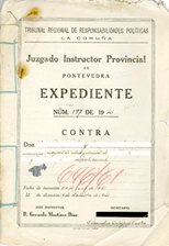 Os expedientes de responsabilidades políticas que se custodian no Arquivo Histórico Provincial de Pontevedra foron dixitalizados pola Universidade de Vigo