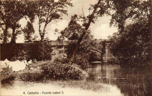 Archivo del Reino de Galicia. Colección de postales. Carballo: Puente Isabel II. Ca. 192-?. Sign.: 1065.