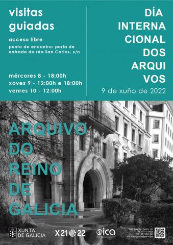 Arquivo do Reino de Galicia. Cartel do Día Internacional dos Arquivos. 2022.