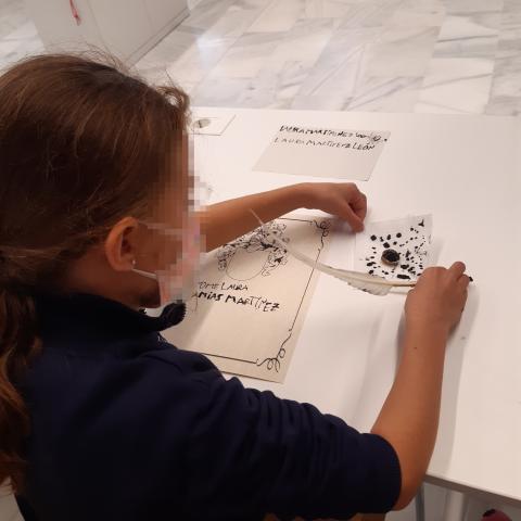 Taller de escritura en el gabinete didáctico