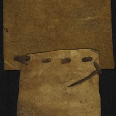 Arquivo do Reino de Galicia. Colección de documentos en pergamiño. Relación dos gastos dunha institución relixiosa ao longo dun ano. Ca. 1250. Sign. :111