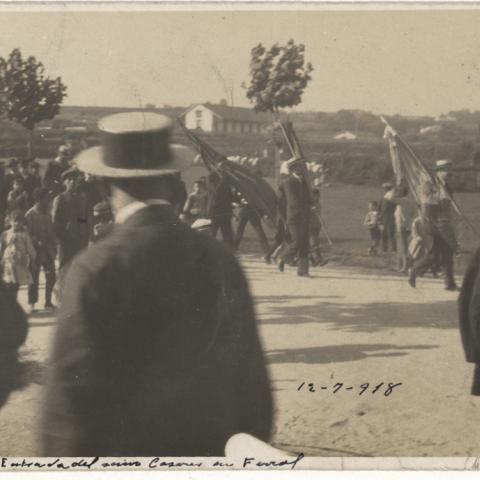 Arquivo do Reino de Galicia. Familia Casares Quiroga. Entrada del señor Casares en Ferrol. 1918, xullo, 12. Ferrol. Sign.: 44904-98.