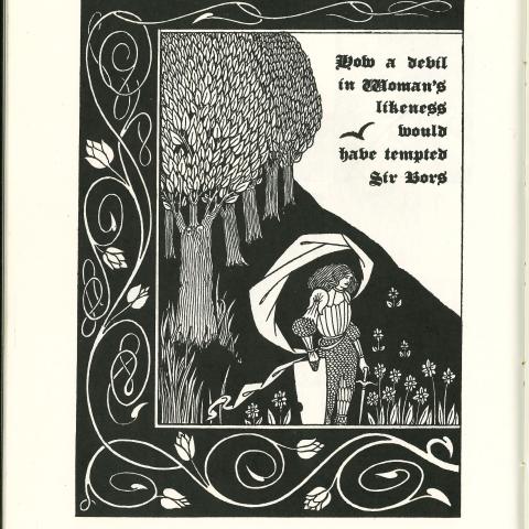 Beardsley's illustrations for Le morte d'Arthur: reproduced in facsimile from the Dent ed. of 1893-94. Biblioteca. Signatura: 17872