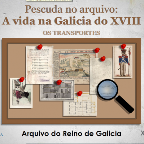 Arquivo do Reino de Galicia. Pescuda no arquivo. A vida na Galicia do XVIII. 10. Os transportes. 03. Solución Verdadeiro ou Falso