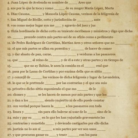 Archivo del Reino de Galicia. 03. Investiga en el archivo. La alimentación. 01.