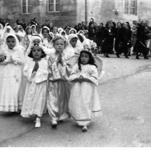 Lugo. Semana Santa. Procesión da Burriña. J.L. Vega, 1942. Sig. 202-32