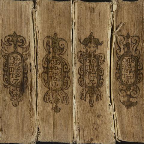 Ioannis Osorii Societatis Iesu Tomus (...) concionum : (...). -- Salmanticae : excudebat Michael Serranus de Vargas, 1591-1593.SCM 250/1, 2,, 3 e 5.