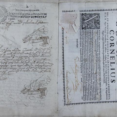 Arquivo do Reino de Galicia. Real Audiencia de Galicia. Causa a José Soller, peregrino, por fingirse sacerdote y otros delitos.1693-marzo-Sign. 26339-13.