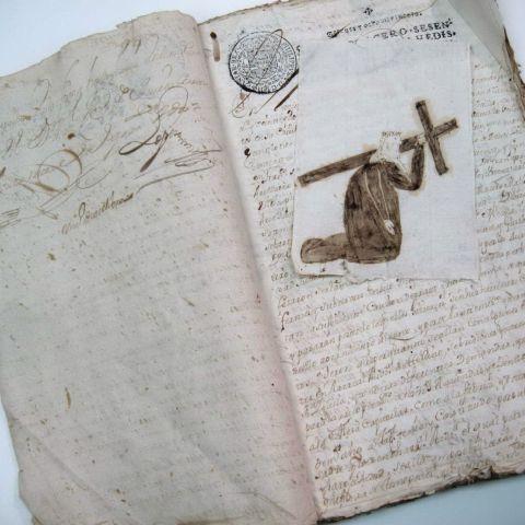 [Ca. 1747]. [Dibujo de nazareno] – ARG. Sig. RAG. RA. 369/44; Col. Cart. RA. 199