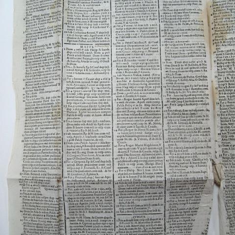 ORDO recitandi horas canonicas in compostellana...ecclesia...pro anno...1672. Vallis-Oleti: Ex Typographia Ioannis Antolini de Lago, [1672], [fol. 1v].