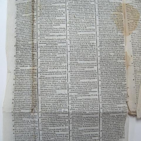 ORDO recitandi horas cannonicas in compostellana...ecclesia...pro anno...1672. Vallis-Oleti: Ex Typographia Ioannis Antolini de Lago, [1672], [fol. 2v].