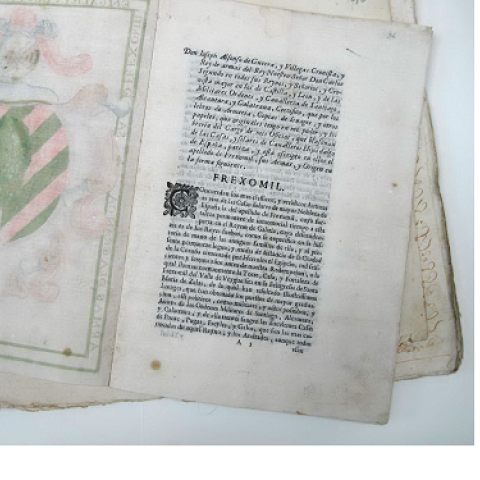1691, maio, 11. Milán. Copia autentica de despacho y certificación del Rey de Armas y Cronista mayor de Su Magestad..., fol.3