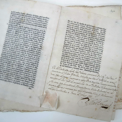 1691, maio, 11. Milán. Copia autentica de despacho y certificación del Rey de Armas y Cronista mayor de Su Magestad..., fol.5v-6r