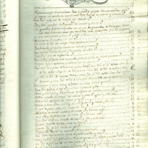 Arquivo do Reino de Galicia. Alcaldía Maior de Ferrol e A Graña. Expediente de inventario e reconto dos documentos, mobles e efectos que quedaron á morte de don Benito Vicetto. 1828. Sign.: 5.168-38