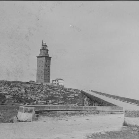 Arquivo do Reino de Galicia. Colección fotográfica. A Coruña: Torre de Hércules. 1921-1930. Sign. 514