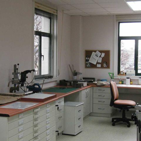 Laboratorio de restauración del Archivo del Reino de Galicia