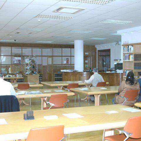 Sala de consultas del Archivo del Reino de Galicia