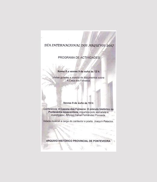 9 de xuno de 2017. Día Internacional dos Arquivos
