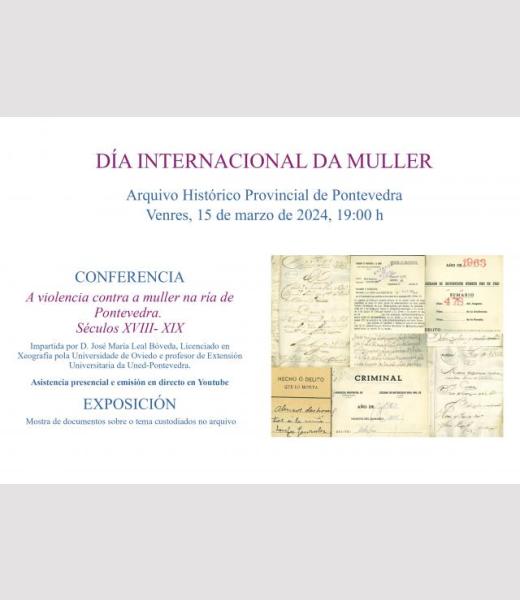 A violencia contra a muller na ría de Pontevedra. Séculos XVIII-XIX.