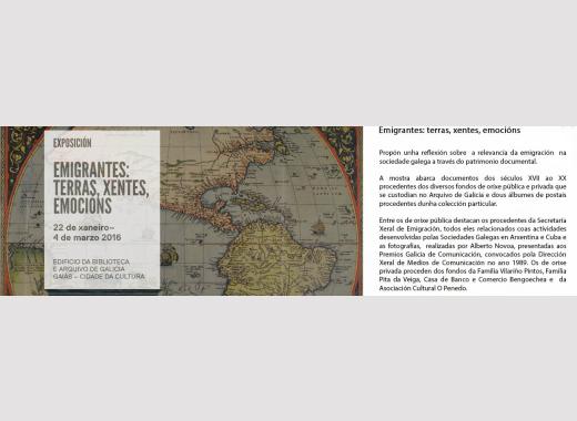Emigrantes: tierras, gentes, emociones