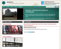 Nuevo sitio web en el Portal de Archivos de Galicia Achivo Territorial de la Xunta de Galicia en Pontevedra.