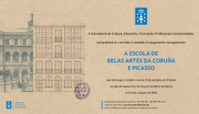 Exposición "A Escola de Belas Artes da Coruña e Picasso"