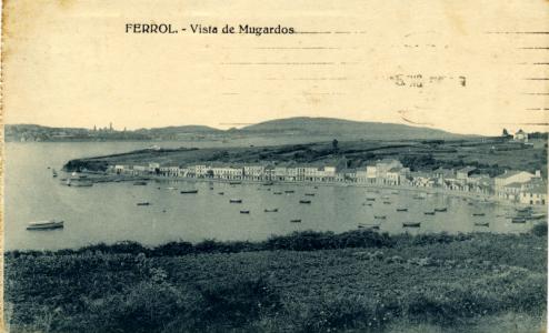 Arquivo do Reino de Galicia. Colección de Postais. Ferrol: Vista de Mugardos. Ca. 1935. Sign.: 01246