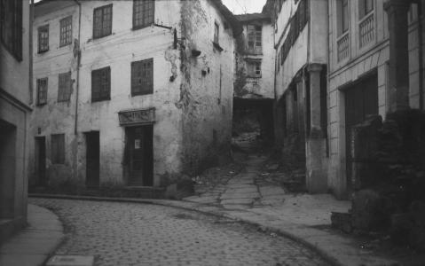 Arquivo do Reino de Galicia. Colección fotográfica. Mondoñedo: rúa Álvaro Cunqueiro (Sindín). Ca. 1931-1940. Sign.: 5138.