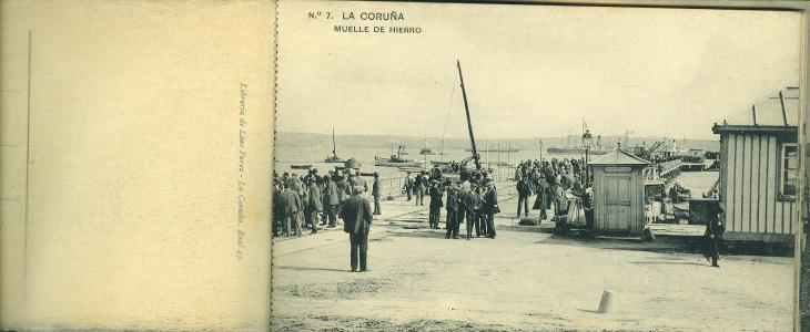 Arquivo do Reino de Galicia. Colección fotográfica. La Coruña: muelle de Hierro. 190? Sign.: 4433.