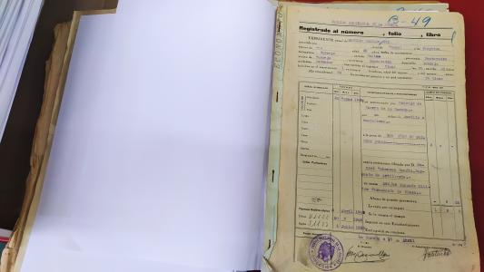 Arquivo do Reino de Galicia. Prisión provincial da Coruña. Expediente persoal do interno Rogelio Salgado. 1948-1950. Sign.: 120051-22