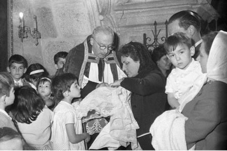 Lugo. O bautizo e a nena. J.L. Vega, 1960. Sig. 4355-32